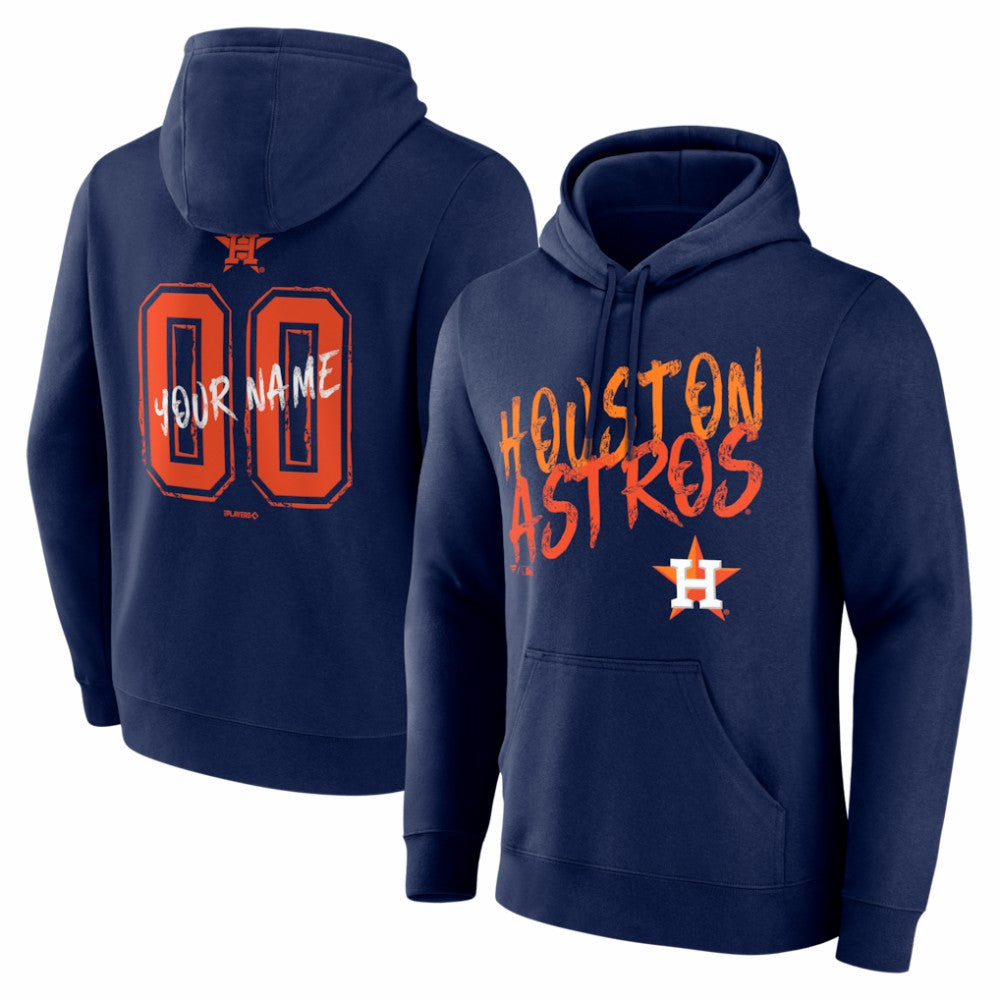 Houston Astros  Hustle Personalized Name & Number Hoodie | MLB New