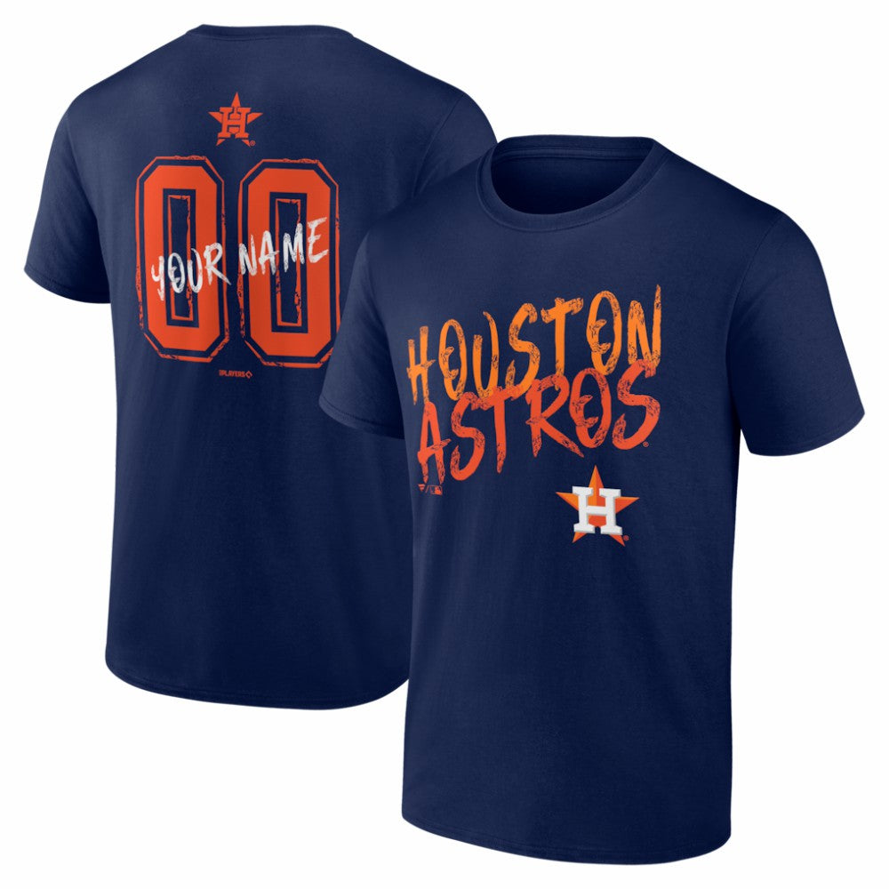 Houston Astros  Hustle Personalized Name & Number T-Shirt | MLB Online