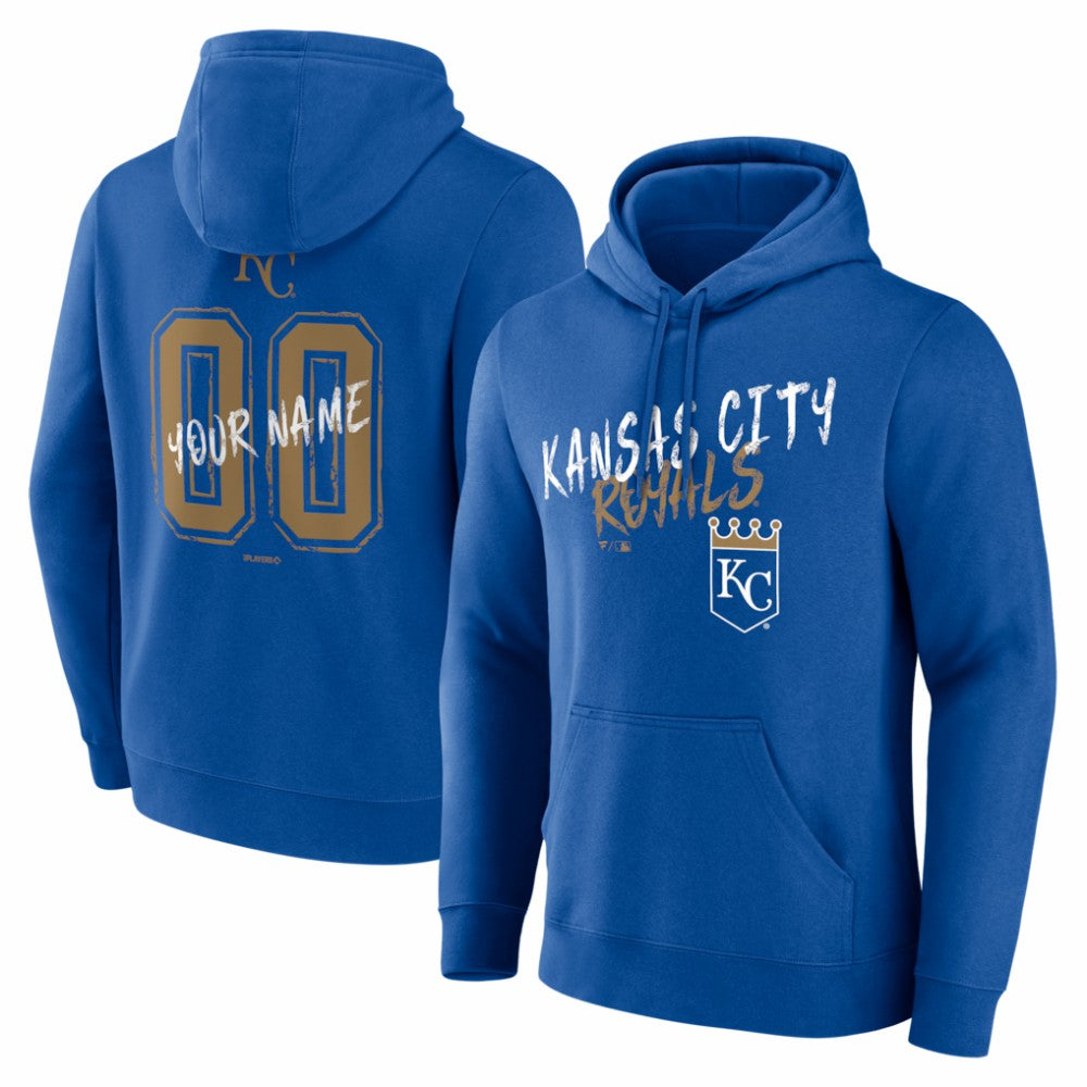 Kansas City Royals  Hustle Personalized Name & Number Hoodie | MLB Near me