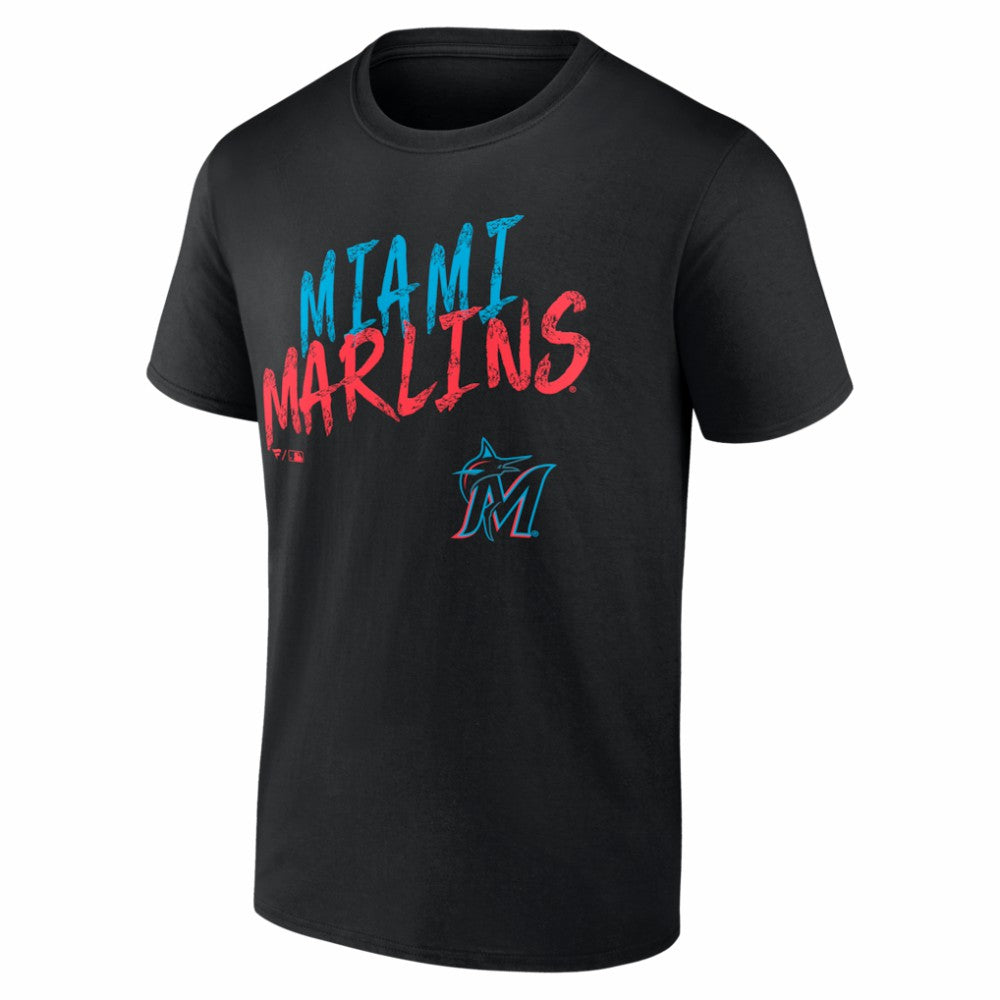 Miami Marlins  Hustle Personalized Name & Number T-Shirt | MLB Outlet