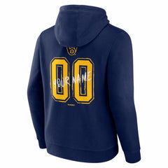 Milwaukee Brewers  Hustle Personalized Name & Number Hoodie | MLB New