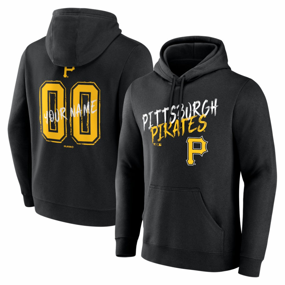 Pittsburgh Pirates  Hustle Personalized Name & Number Hoodie | MLB For sale