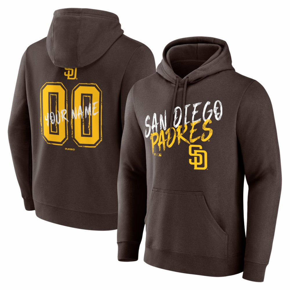 San Diego Padres  Hustle Personalized Name & Number Hoodie | MLB Sale