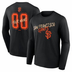 San Francisco Giants  Hustle Personalized Name & Number Long Sleeve T-Shirt | MLB Shop