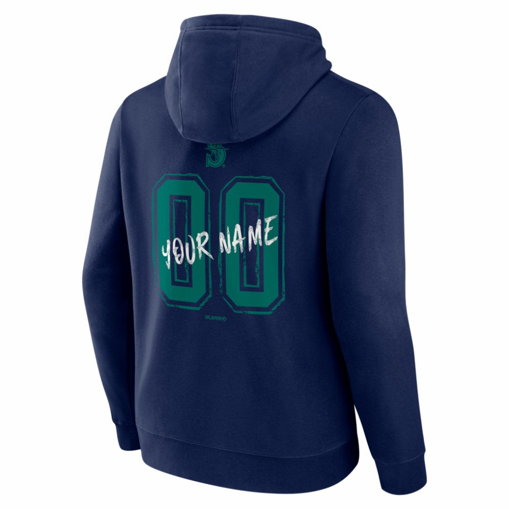 Seattle Mariners  Hustle Personalized Name & Number Hoodie | MLB On Sale