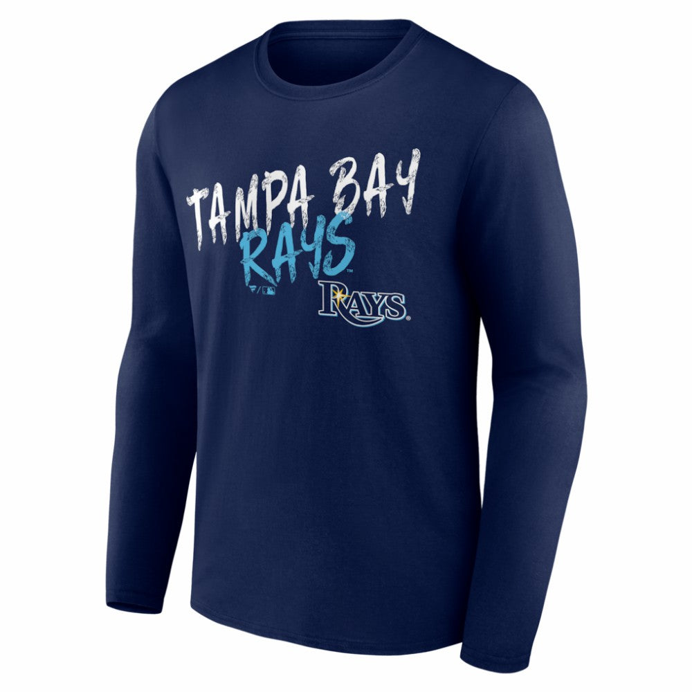 Tampa Bay Rays  Hustle Personalized Name & Number Long Sleeve T-Shirt | MLB Discount