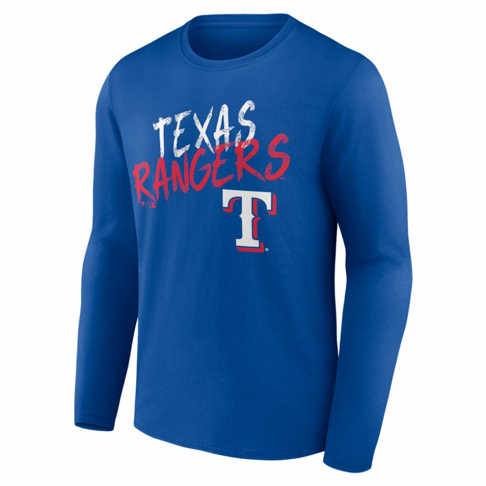 Texas Rangers  Hustle Personalized Name & Number Long Sleeve T-Shirt | MLB Near me