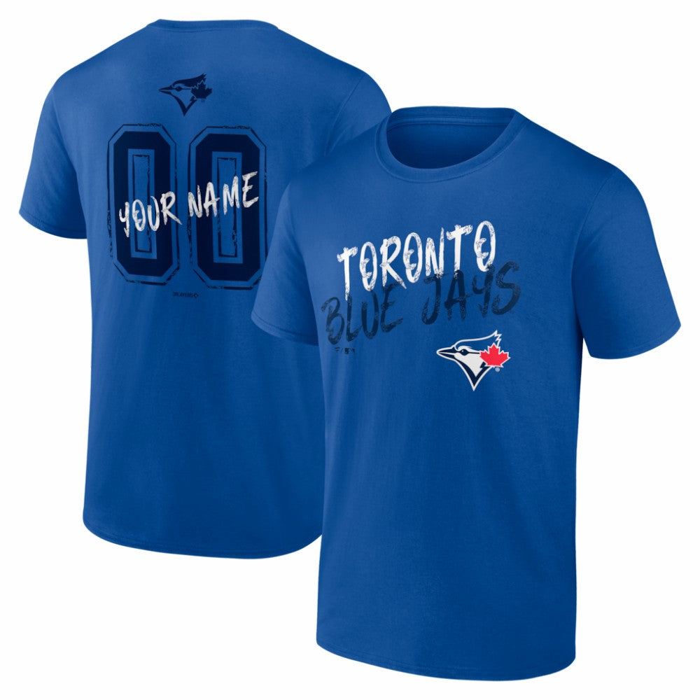 Toronto Blue Jays  Hustle Personalized Name & Number T-Shirt | MLB On Sale