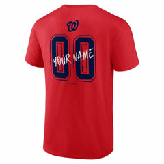Washington Nationals  Hustle Personalized Name & Number T-Shirt | MLB US