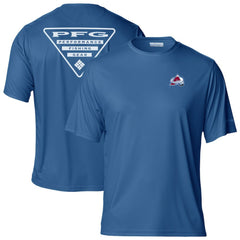 Colorado Avalanche Columbia PFG Terminal Tackle Omni-Shade T-Shirt Online