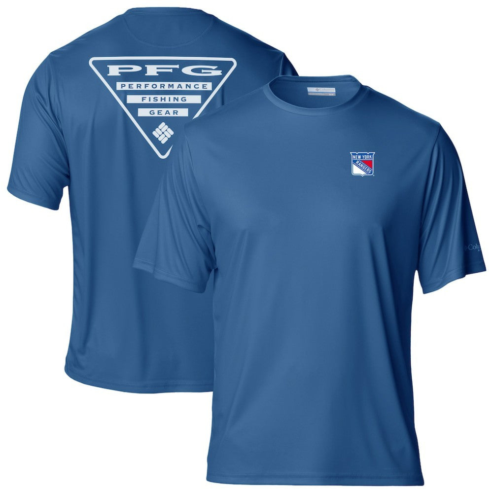 New York Rangers Columbia PFG Terminal Tackle Omni-Shade T-Shirt On Sale