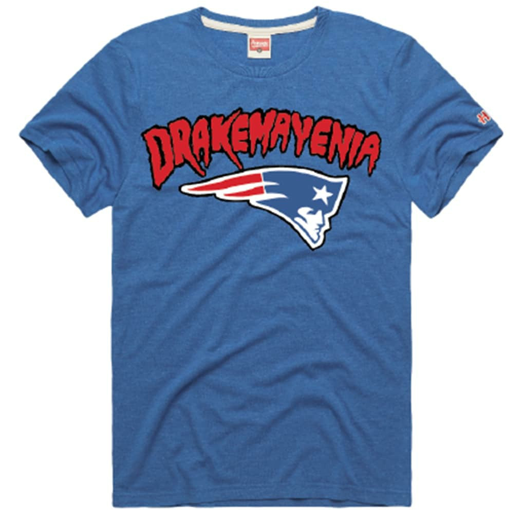 New England Patriots  Drake Maye  Homage Unisex Drakemayenia Tri-Blend T-Shirt