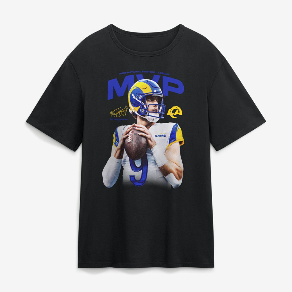 Los Angeles Rams  Matthew Stafford  2025 NFL MVP T-Shirt
