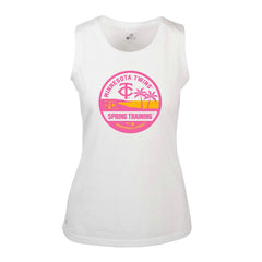 Minnesota Twins Levelwear Women's Macy Spring Training Badge Bold Tank Top | MLB On Sale