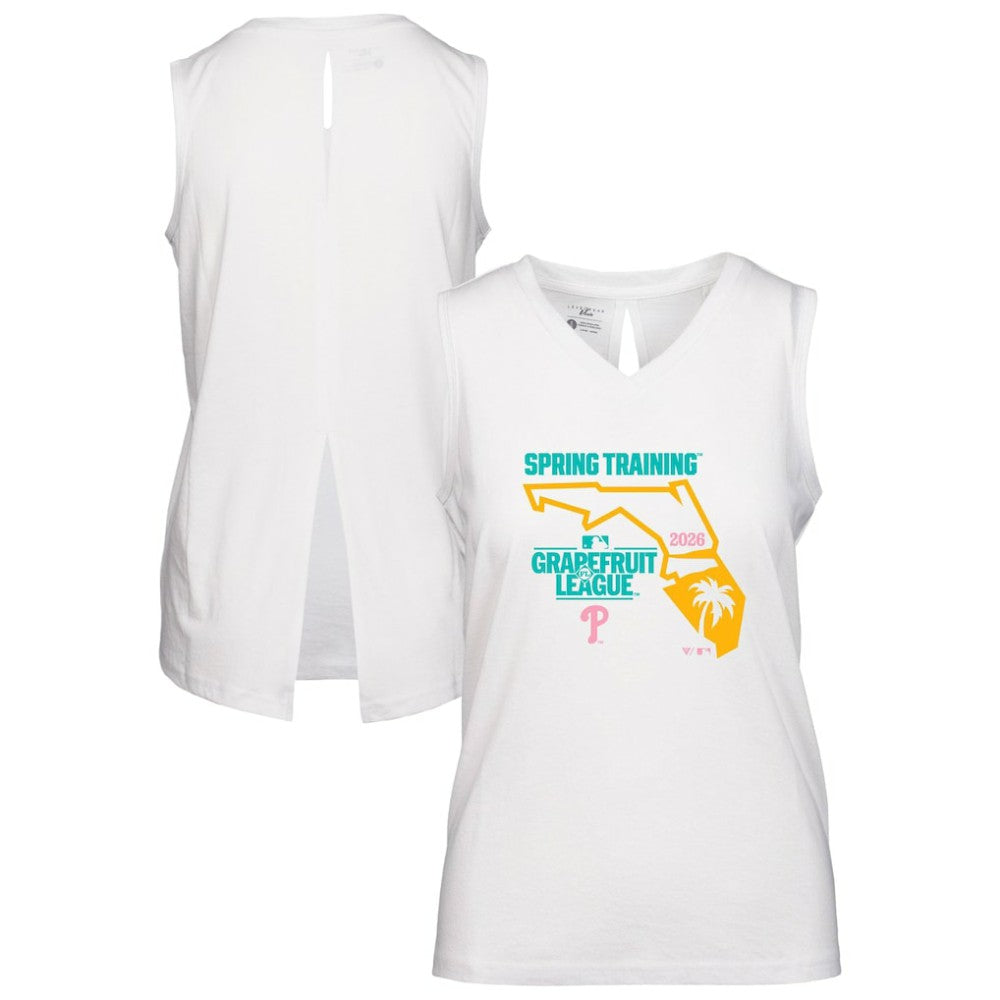 Philadelphia Phillies Levelwear Women's 2026 Spring Training Paisley Ball Bold Tank | MLB Shop