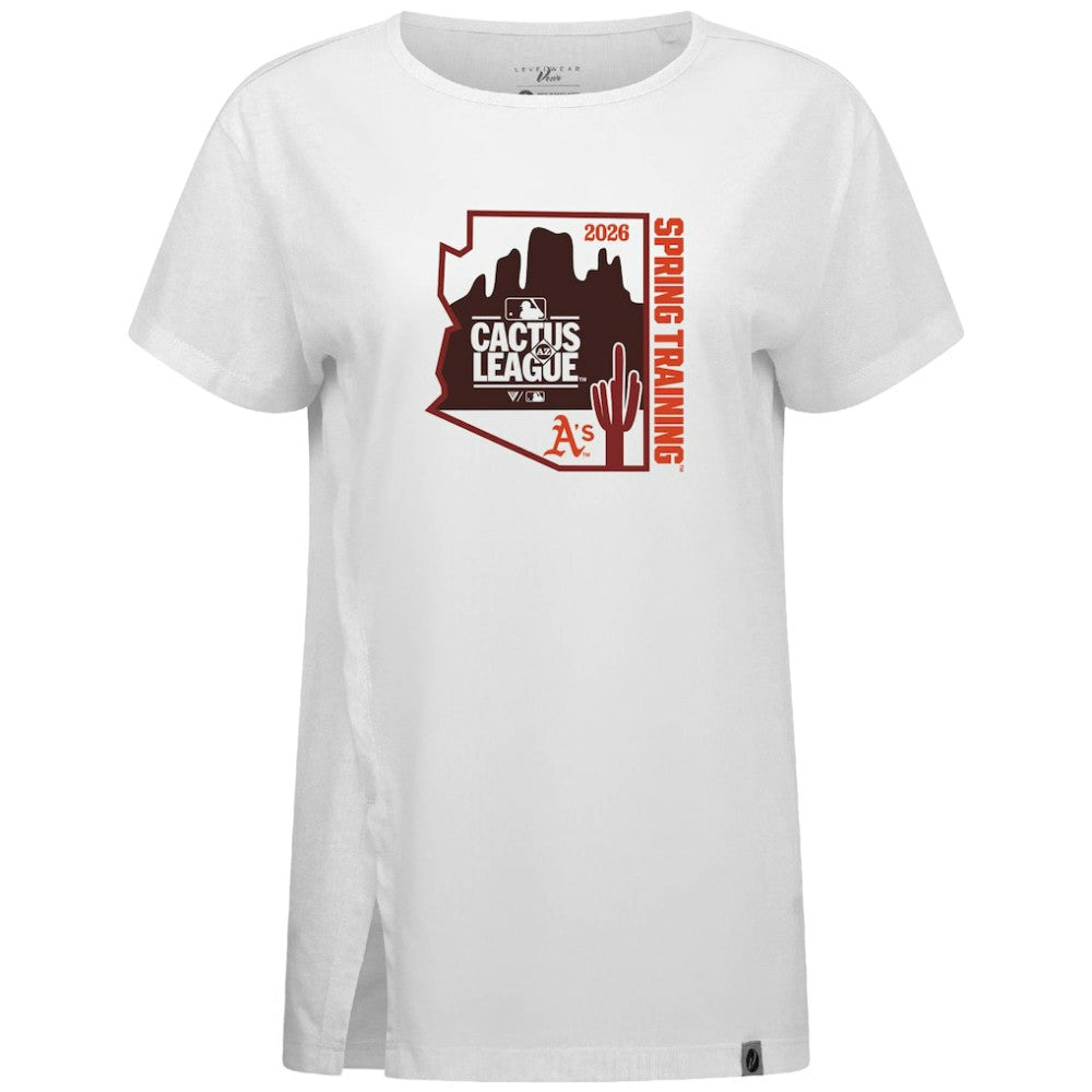 Athletics Levelwear Women's 2026 Spring Training Influx Ball Bold T-Shirt | MLB Near me