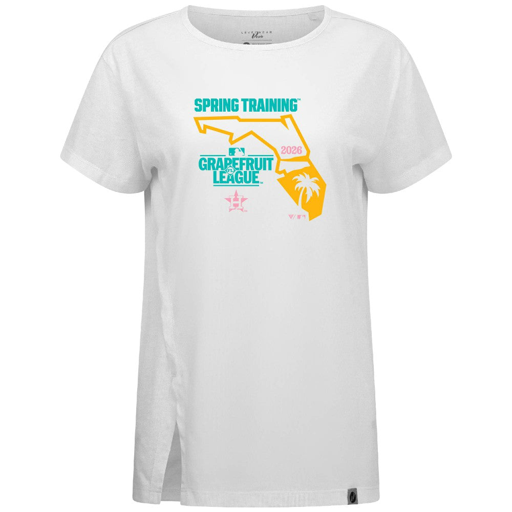 Houston Astros Levelwear Women's 2026 Spring Training Influx Ball Bold T-Shirt | MLB Near me