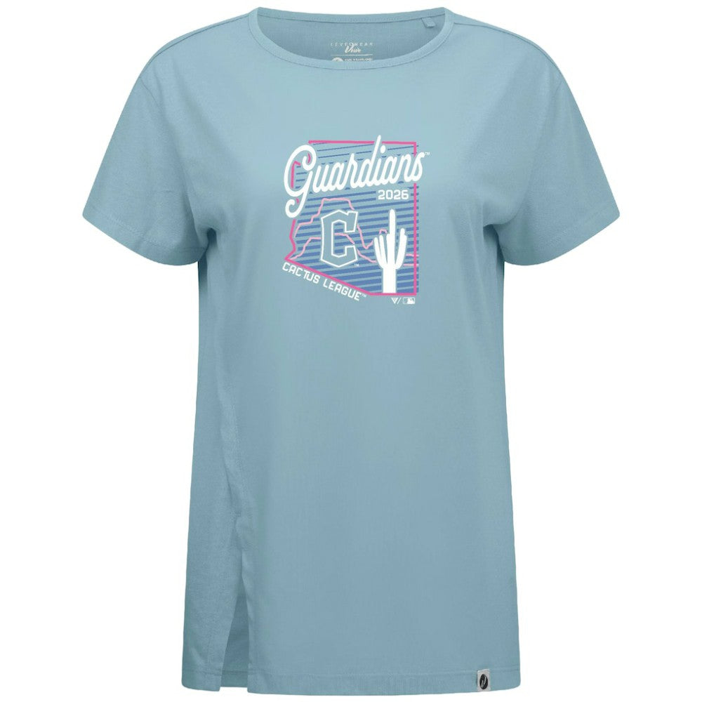 Cleveland Guardians Levelwear Women's Influx Spring Training Sunrise Bold T-Shirt | MLB Online