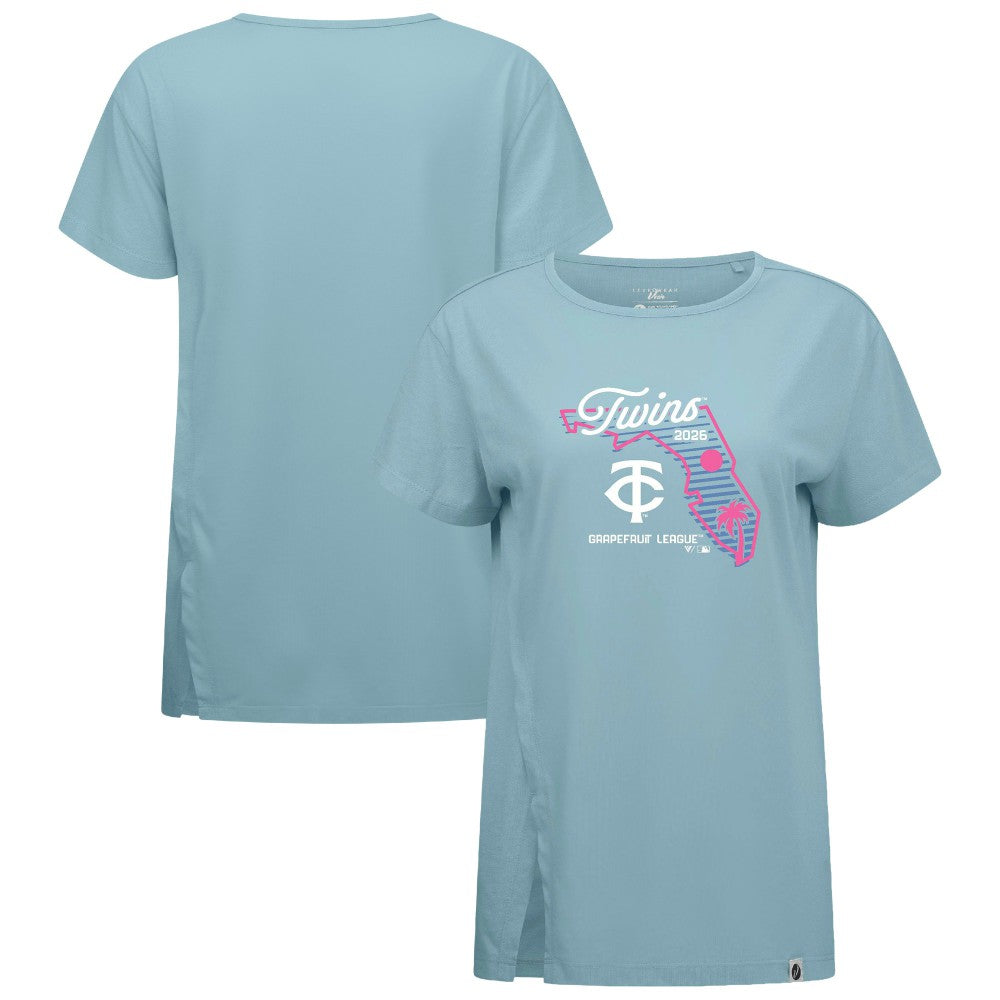 Minnesota Twins Levelwear Women's Influx Spring Training Sunrise Bold T-Shirt | MLB Discount