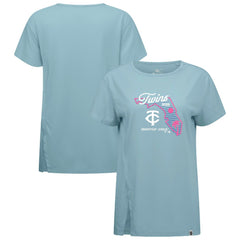 Minnesota Twins Levelwear Women's Influx Spring Training Sunrise Bold T-Shirt | MLB Discount