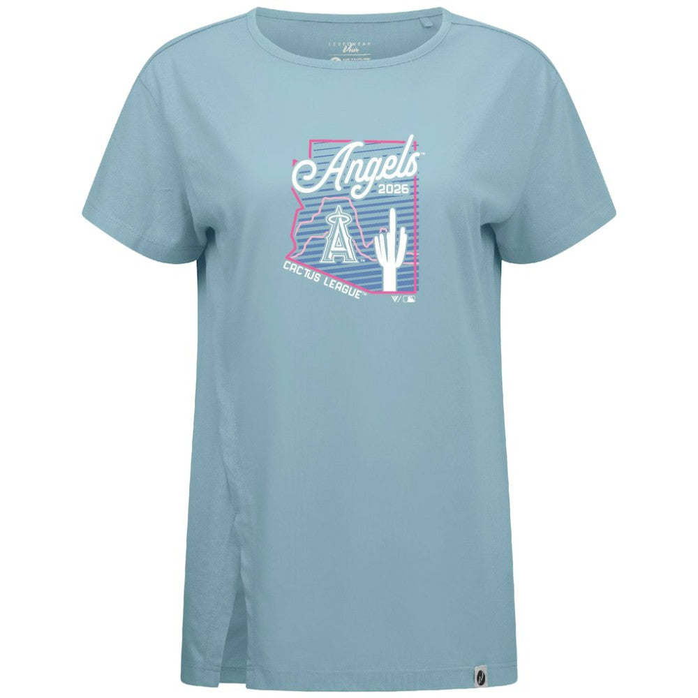 Los Angeles Angels Levelwear Women's Influx Spring Training Sunrise Bold T-Shirt | MLB US