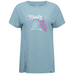 Miami Marlins Levelwear Women's Influx Spring Training Sunrise Bold T-Shirt | MLB On Sale