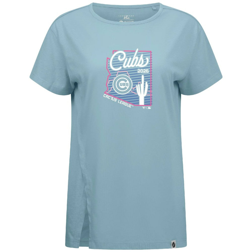 Chicago Cubs Levelwear Women's Influx Spring Training Sunrise Bold T-Shirt | MLB Online