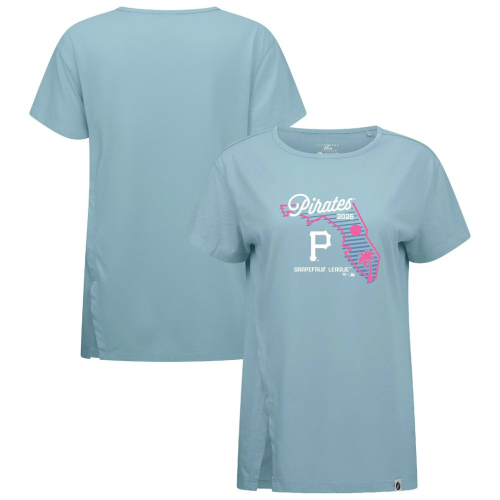 Pittsburgh Pirates Levelwear Women's Influx Spring Training Sunrise Bold T-Shirt | MLB Discount