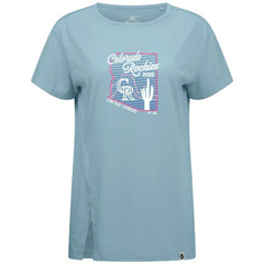 Colorado Rockies Levelwear Women's Influx Spring Training Sunrise Bold T-Shirt | MLB Near me