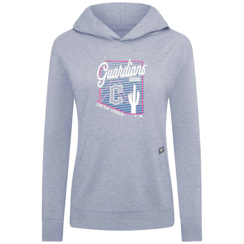 Cleveland Guardians Levelwear Women's Relay Spring Training Sunrise Bold Hoodie | MLB Discount