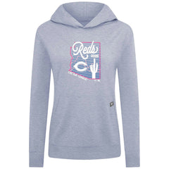 Cincinnati Reds Levelwear Women's Relay Spring Training Sunrise Bold Hoodie | MLB New