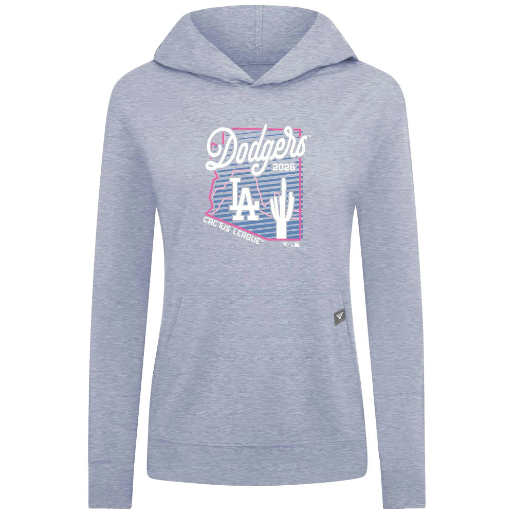 Los Angeles Dodgers Levelwear Women's Relay Spring Training Sunrise Bold Hoodie | MLB On Sale