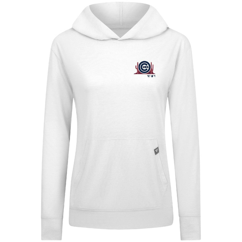 Chicago Cubs Levelwear Women's Relay Spring Break Panoramic Bold Hoodie | MLB Discount