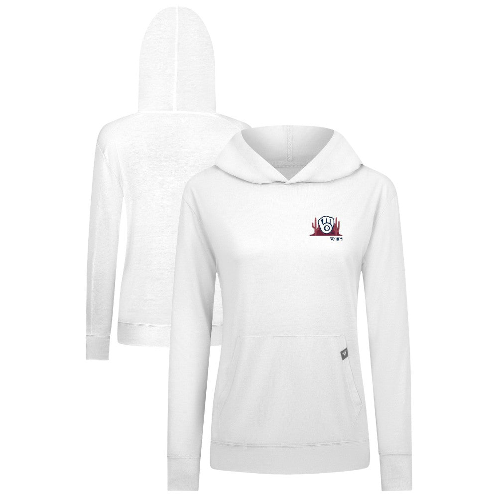 Milwaukee Brewers Levelwear Women's Relay Spring Break Panoramic Bold Hoodie | MLB New