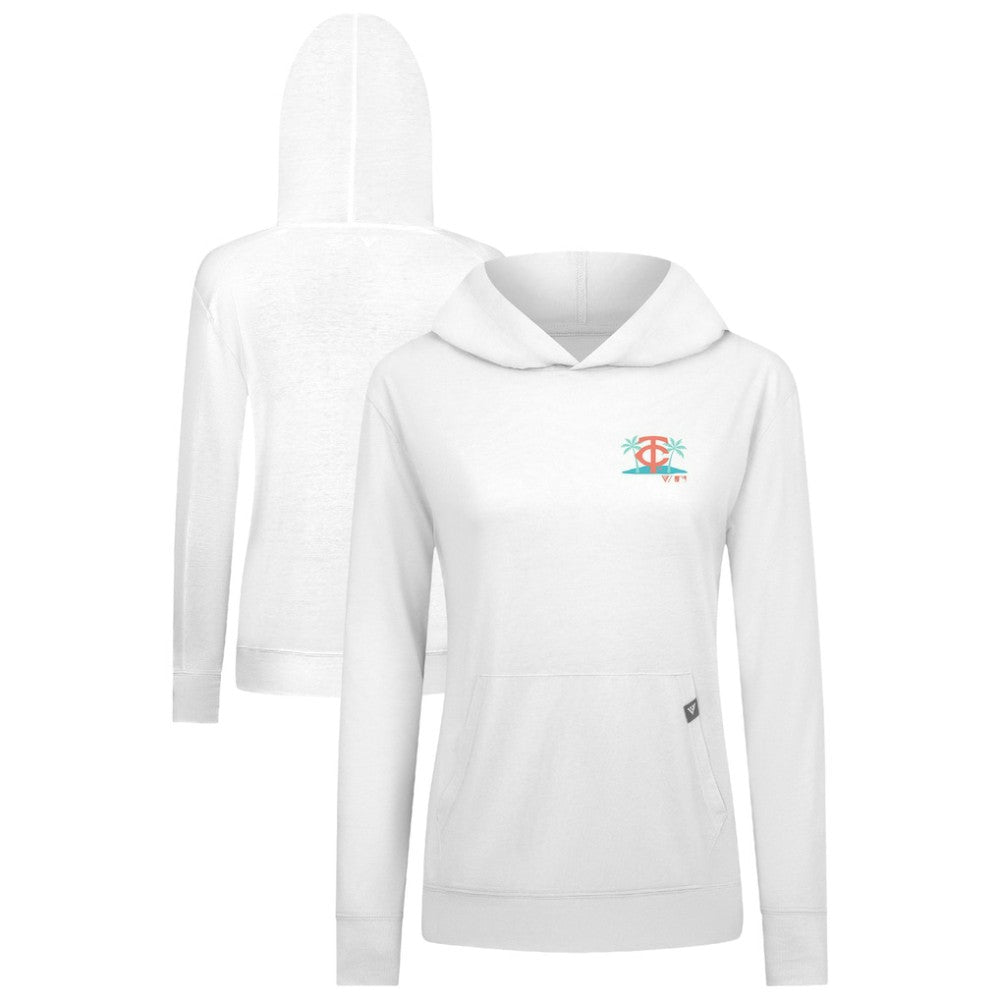 Minnesota Twins Levelwear Women's Relay Spring Break Panoramic Bold Hoodie | MLB New