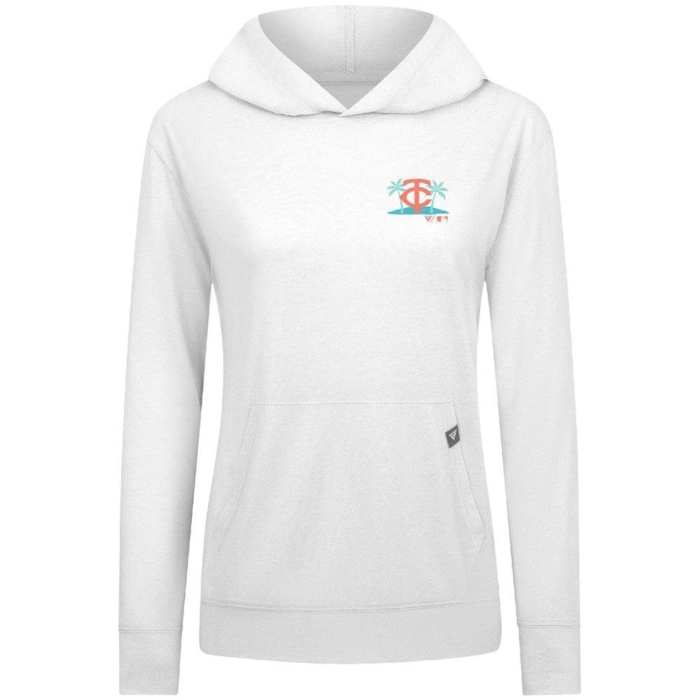 Minnesota Twins Levelwear Women's Relay Spring Break Panoramic Bold Hoodie | MLB New