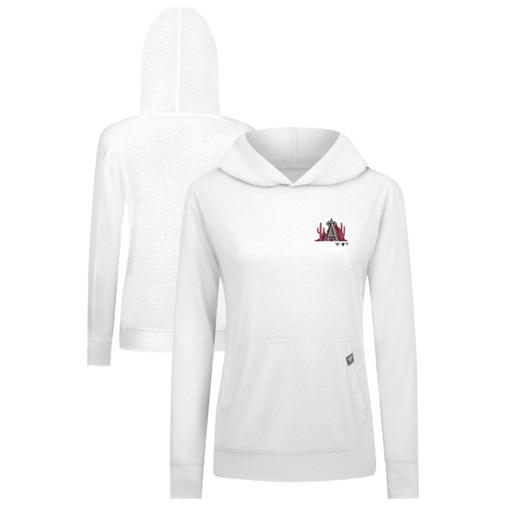 Los Angeles Angels Levelwear Women's Relay Spring Break Panoramic Bold Hoodie | MLB On Sale