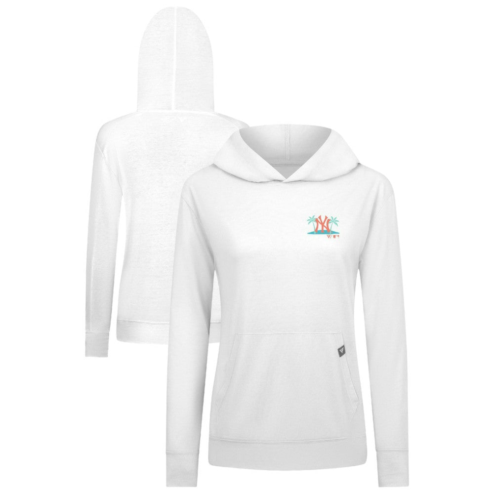 New York Yankees Levelwear Women's Relay Spring Break Panoramic Bold Hoodie | MLB Sale