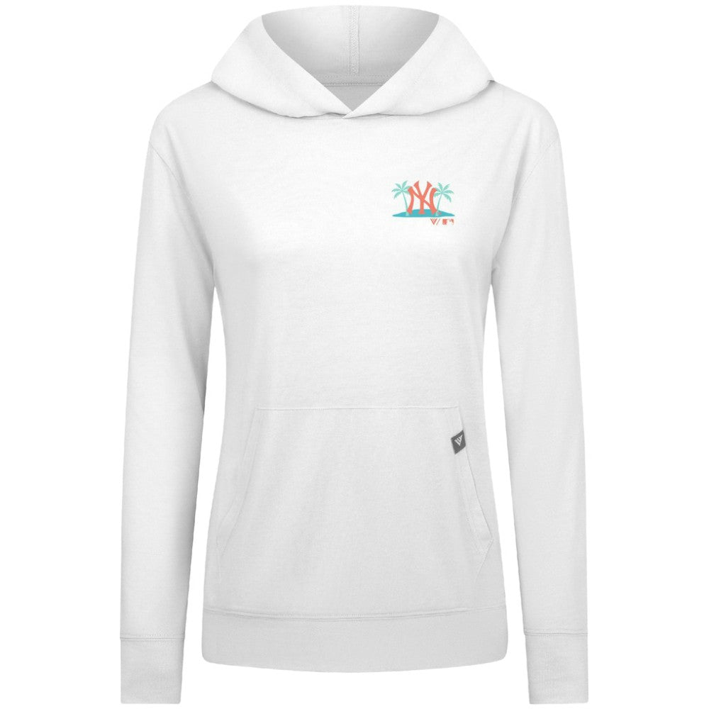 New York Yankees Levelwear Women's Relay Spring Break Panoramic Bold Hoodie | MLB Sale