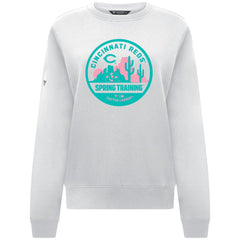 Cincinnati Reds Levelwear Women's Yvette Spring Training Badge Bold Sweatshirt | MLB Outlet