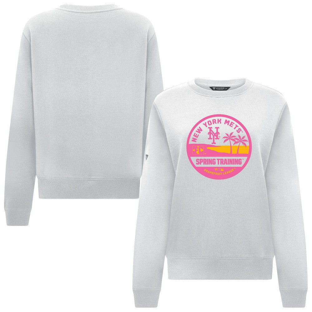 New York Mets Levelwear Women's Yvette Spring Training Badge Bold Sweatshirt | MLB Shop