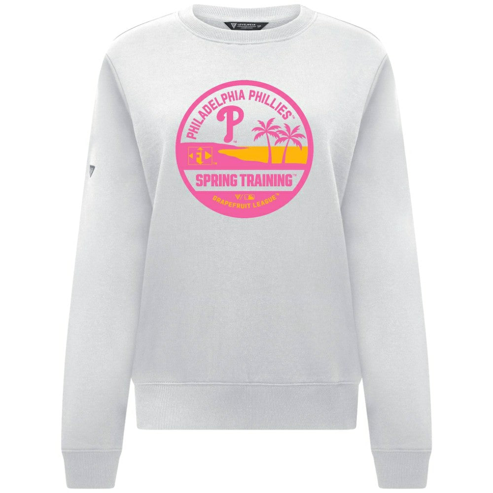 Philadelphia Phillies Levelwear Women's Yvette Spring Training Badge Bold Sweatshirt | MLB Outlet