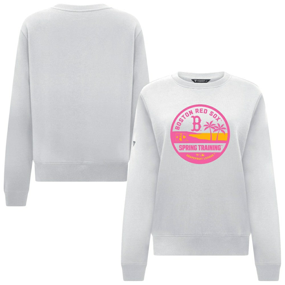 Boston Red Sox Levelwear Women's Yvette Spring Training Badge Bold Sweatshirt | MLB Online