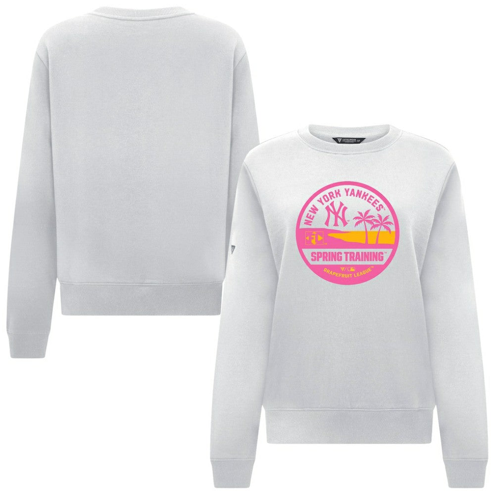 New York Yankees Levelwear Women's Yvette Spring Training Badge Bold Sweatshirt | MLB Outlet