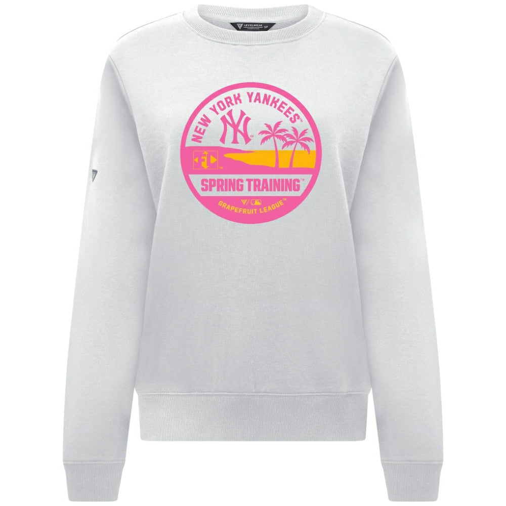 New York Yankees Levelwear Women's Yvette Spring Training Badge Bold Sweatshirt | MLB Outlet