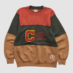 Kansas City Chiefs Fanatics Nutmeg Mills 90s Pullover Sweatshirt