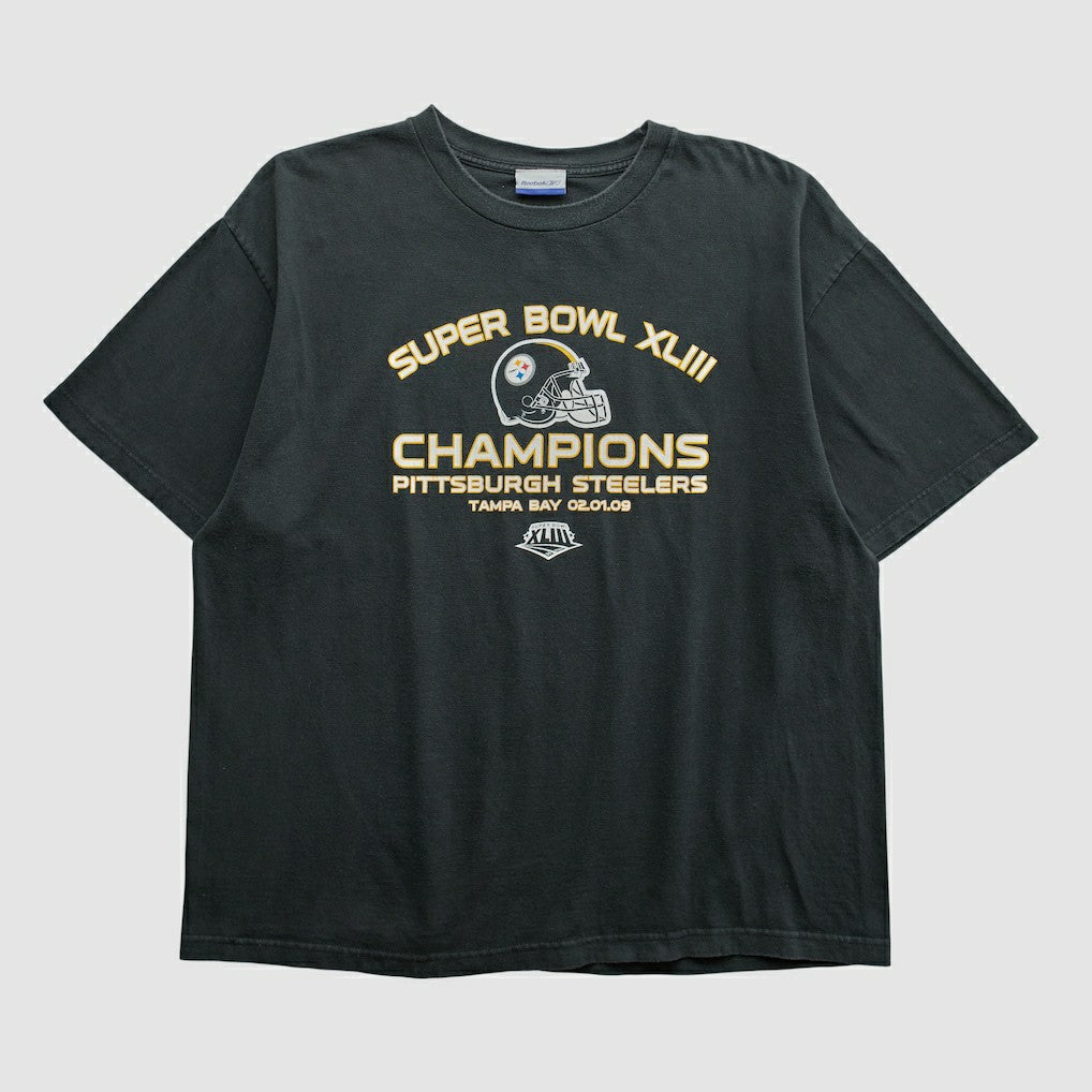 Pittsburgh Steelers Fanatics Super Bowl XLIII Reebok 2009 T-shirt
