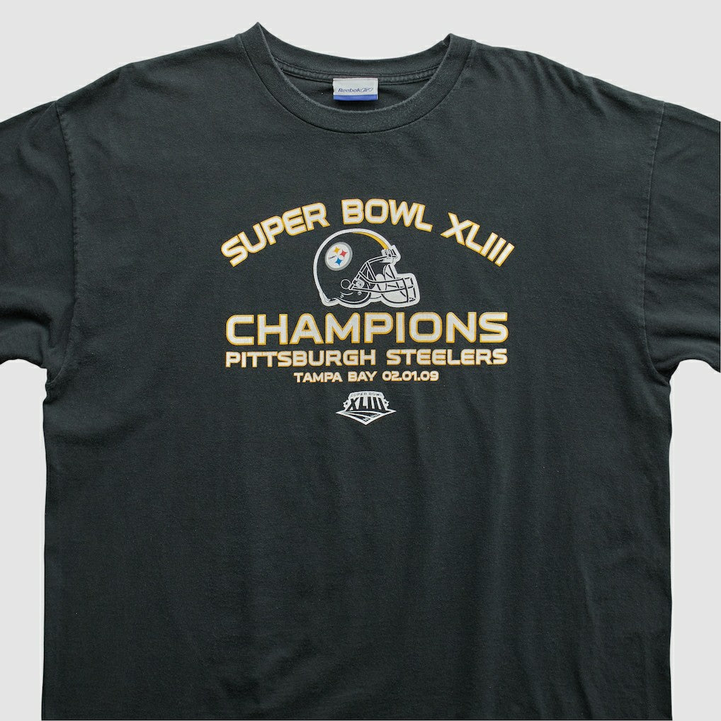 Pittsburgh Steelers Fanatics Super Bowl XLIII Reebok 2009 T-shirt