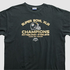 Pittsburgh Steelers Fanatics Super Bowl XLIII Reebok 2009 T-shirt