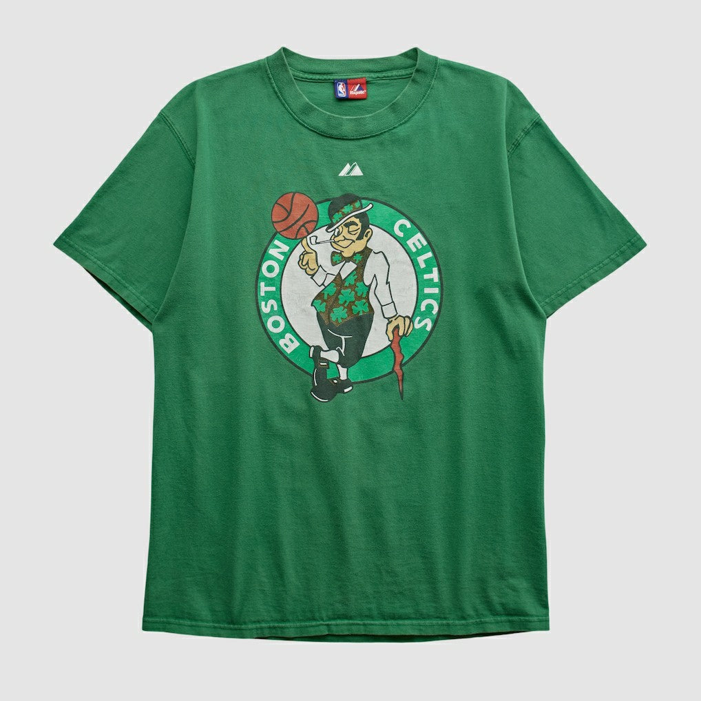 Boston Celtics Majestic 2000s T-shirt For Sale